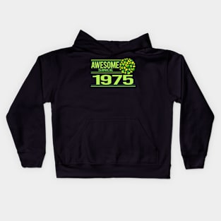 Green Leaf 1975 Kids Hoodie